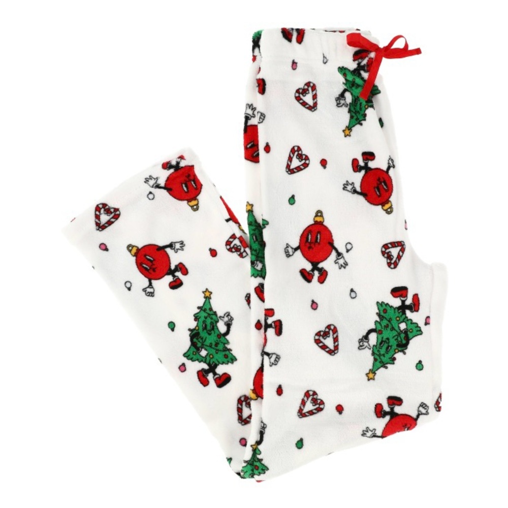 Christmas Plush Lounge Fleece PJ Holiday Pajama Pants Sz Small